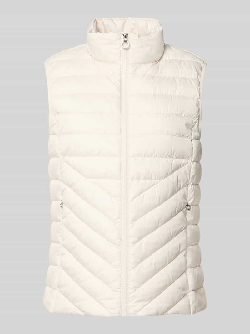 s.Oliver RED LABEL Slim fit bodywarmer met opstaande kraag
