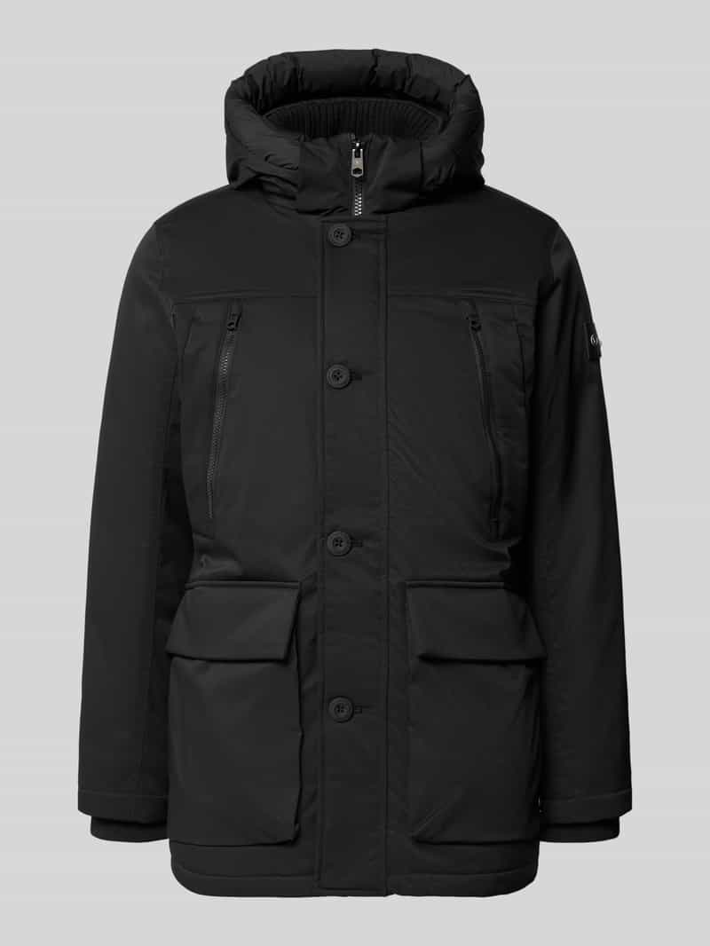 Tom Tailor Regular fit parka met klepzakken