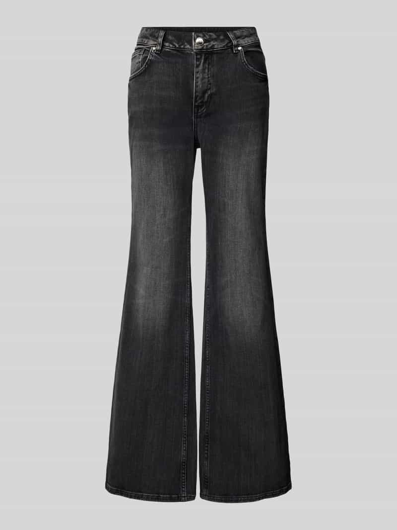 Oui Relaxed flared cut jeans in 5-pocketmodel