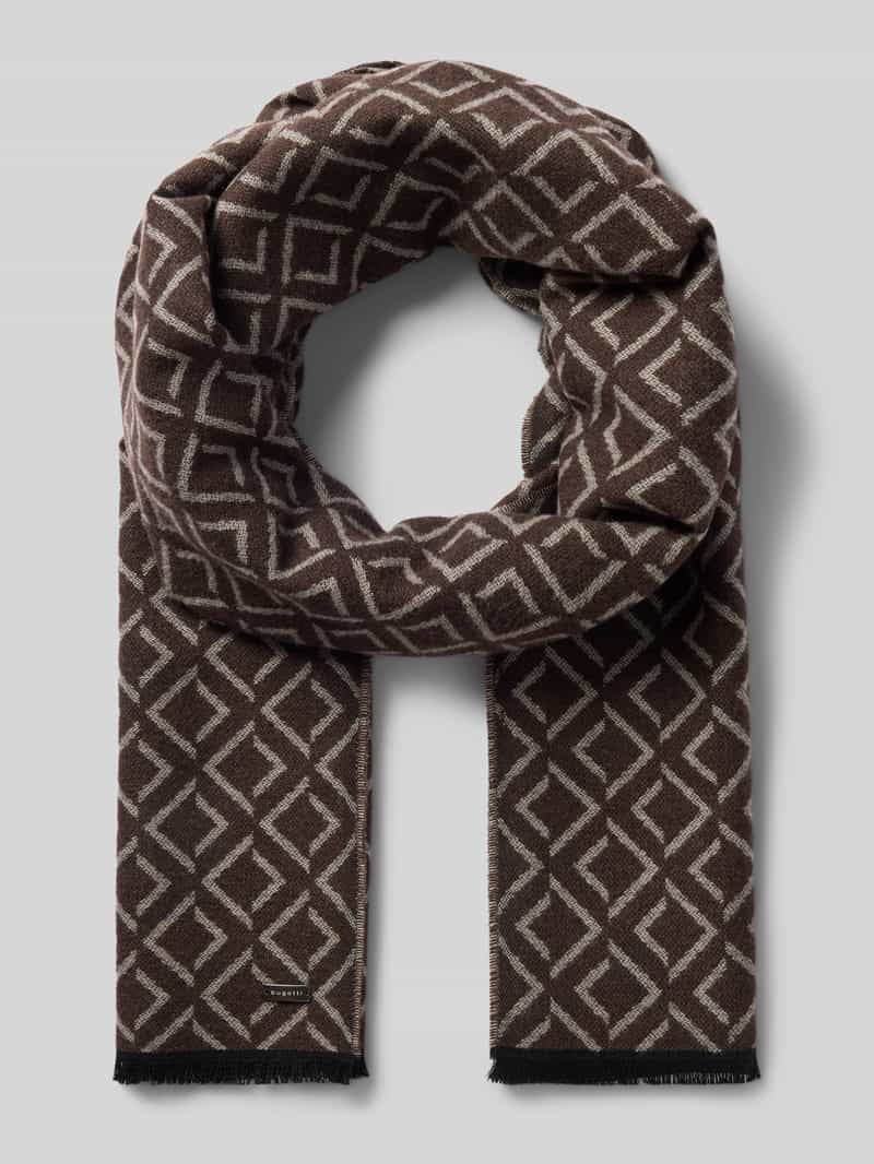 bugatti sjaal Doubleface Scarf Pepper bruine