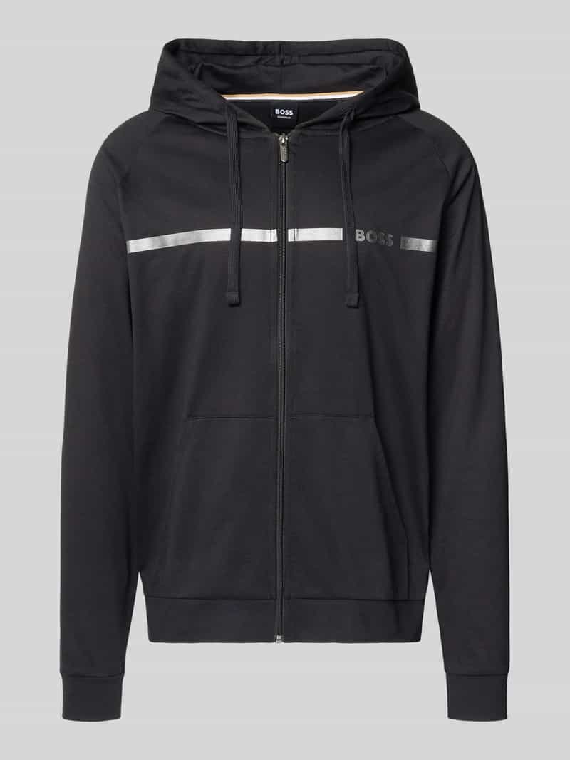 Boss Regular fit sweatjack van puur katoen model 'AUTHENTIC'