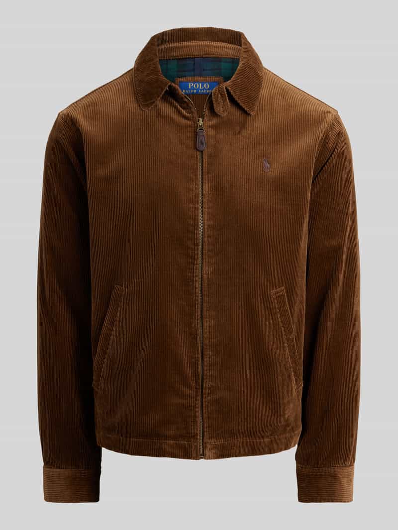 regular fit blouson van katoen-corduroy