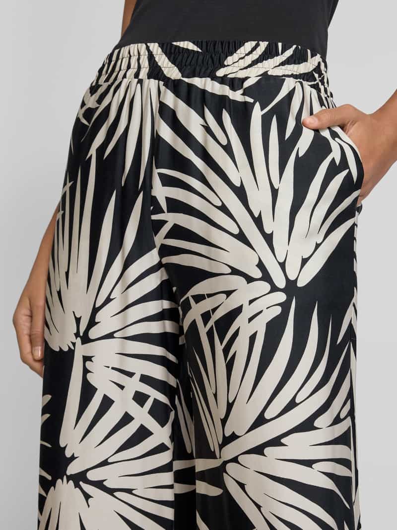 milano italy Stoffen broek van viscose met elastische band