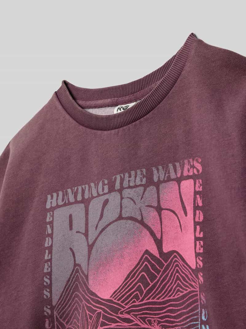 Roxy Sweatshirt met labelprint