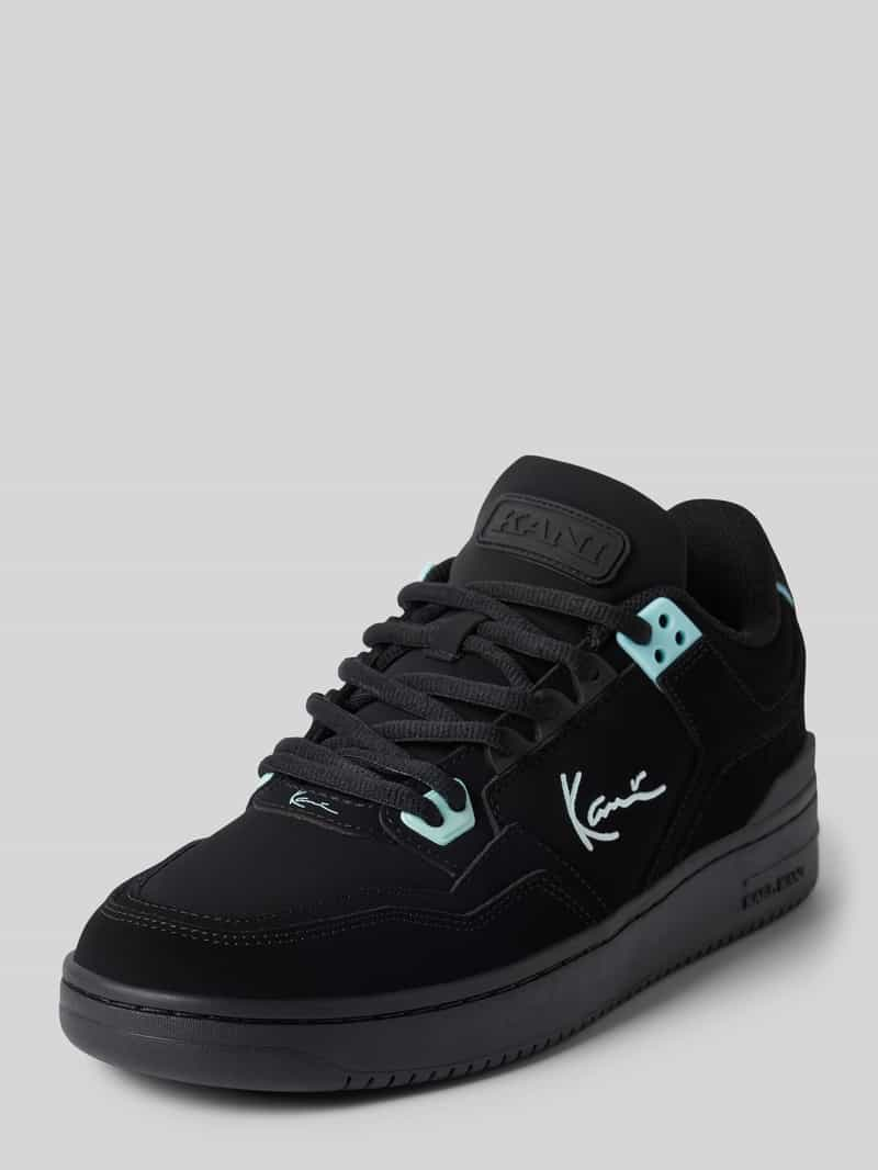 Karl Kani Leren sneakers met labeldetails