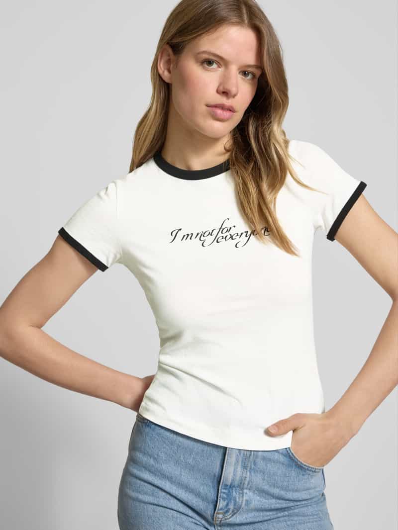 Weekday T-shirt met statementprint