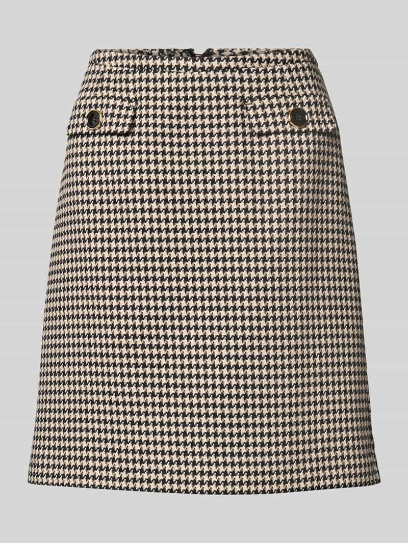 Christian Berg Woman Selection Knielange rok met viscose en paspelzakken