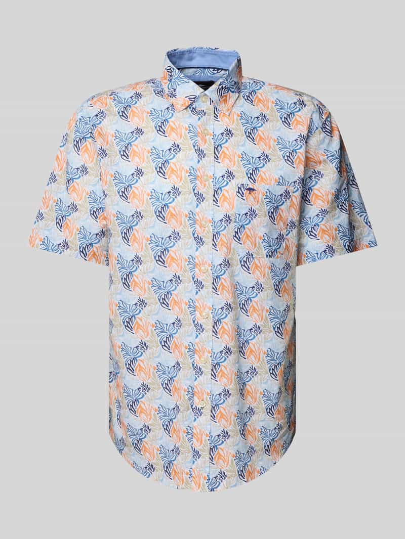 FYNCH-HATTON Regular fit vrijetijdsoverhemd met button-downkraag