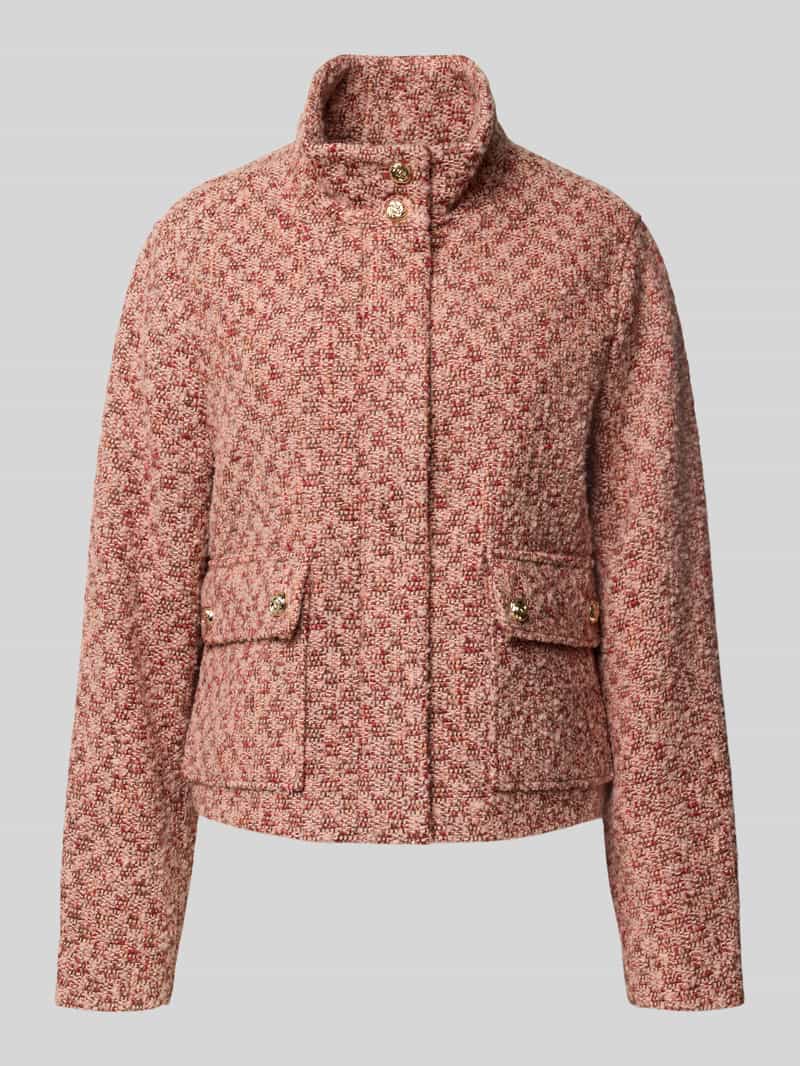 s.Oliver BLACK LABEL Regular fit korte blazer van wolmix