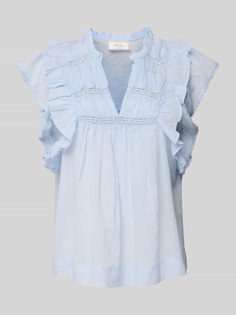 NEO NOIR Regular fit blousetop met kapmouwen model 'Jayla'