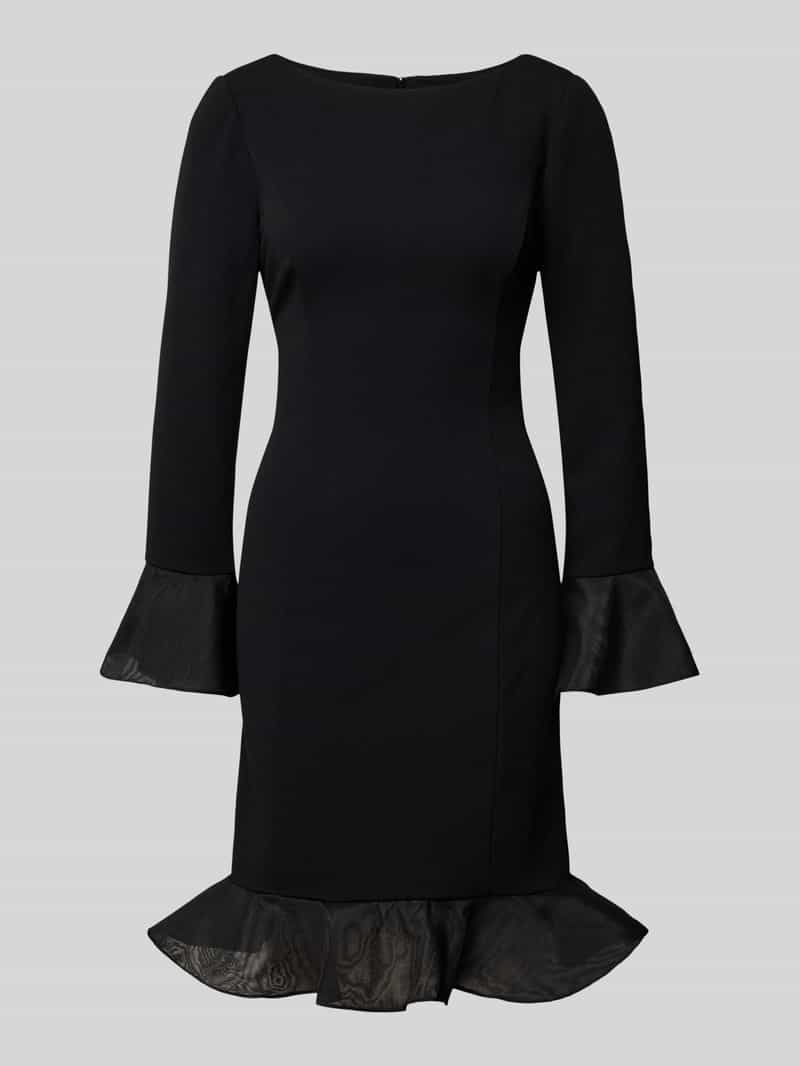 Adrianna Papell Knielange cocktailjurk met boothals