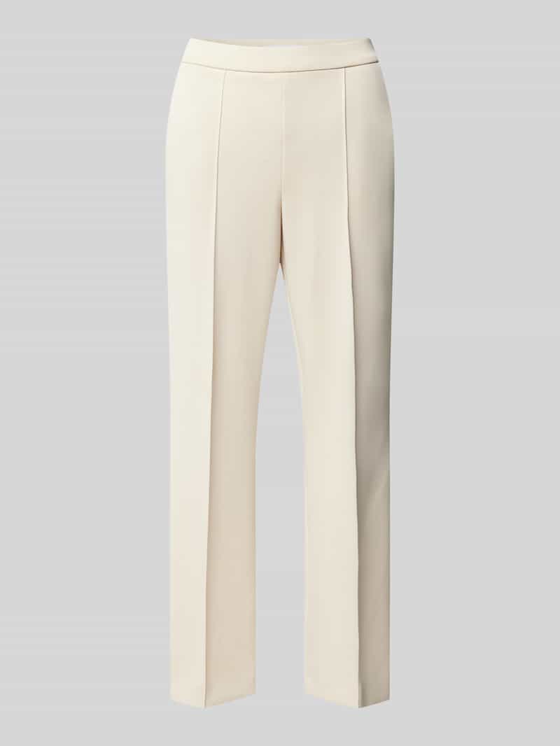 RAFFAELLO ROSSI Straight leg stoffen broek in verkorte pasvorm model 'RENEÉ'