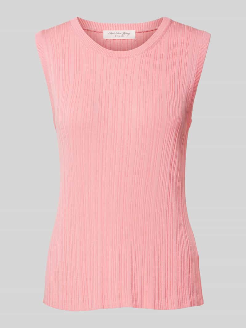 Christian Berg Woman Tanktop in gebreide look