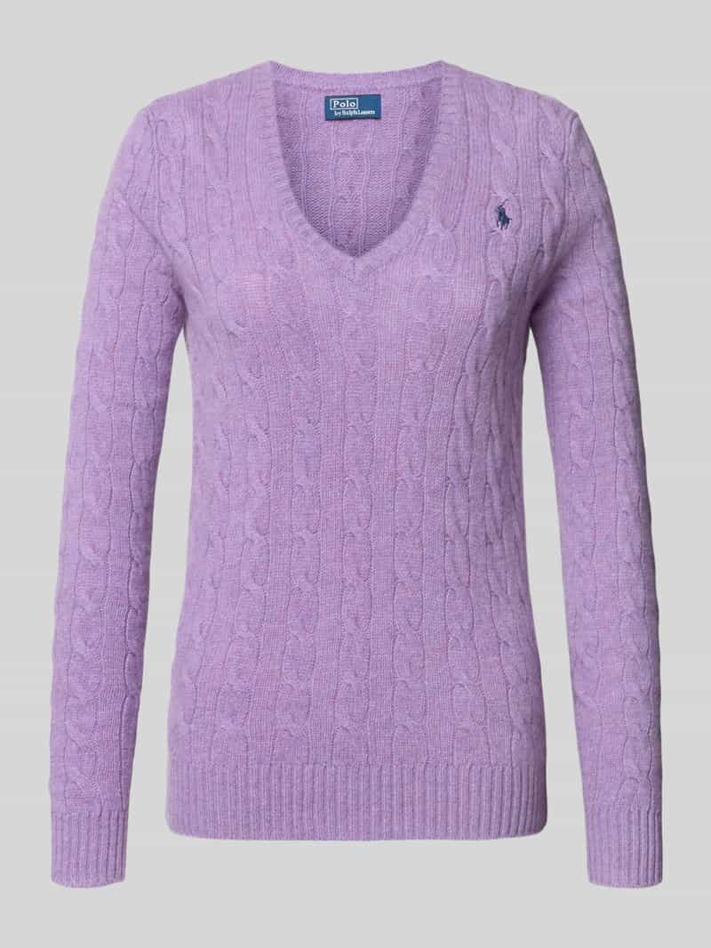 Polo Ralph Lauren Regular fit pullover van wolmix met kasjmier-aandeel