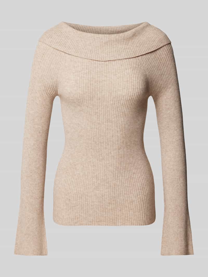 Only Gebreide pullover met boothals model 'JAYDEN'