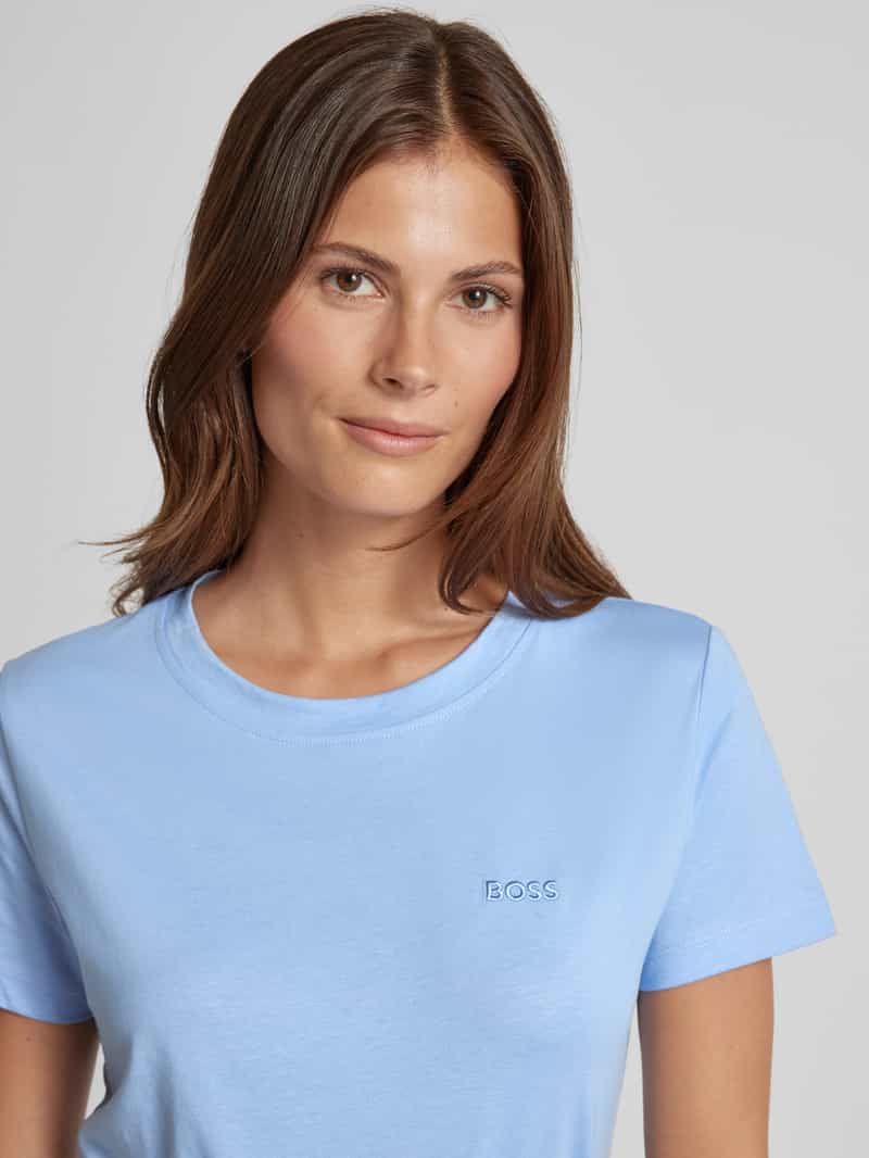 Boss Orange T-shirt met labelstitching model 'Esogo'