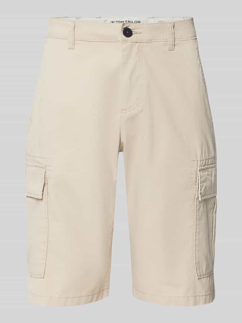 Tom Tailor Regular fit korte vargobroek van puur katoen
