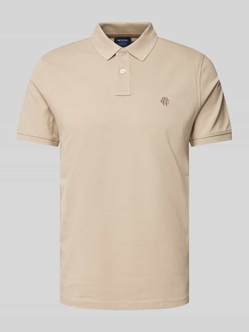 MCNEAL Regular fit poloshirt met labelstitching