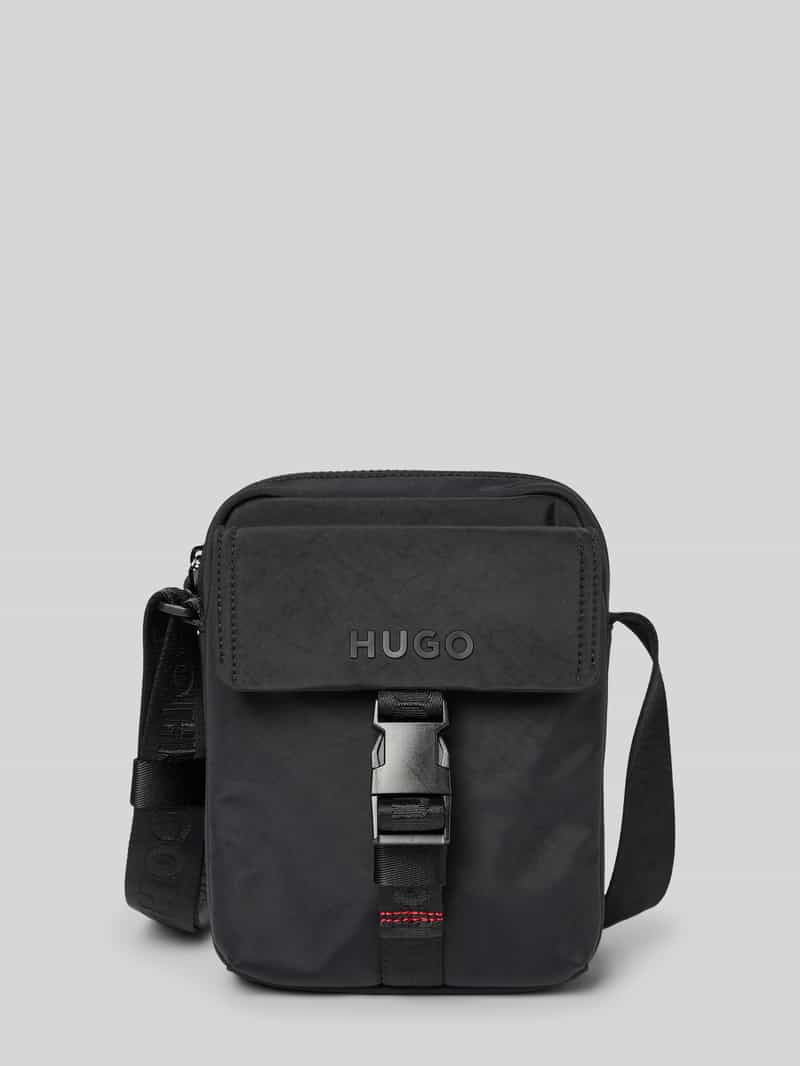 HUGO Handtas met labeldetail model 'Marsel'