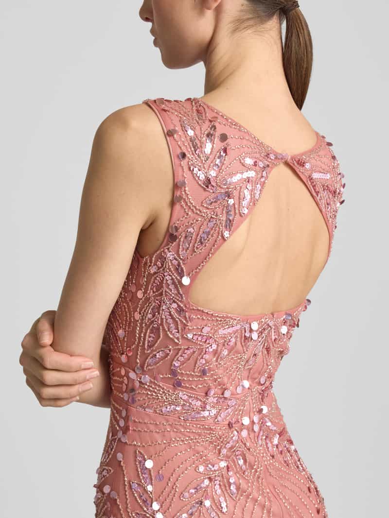 Lace & Beads Avondjurk met pailletten