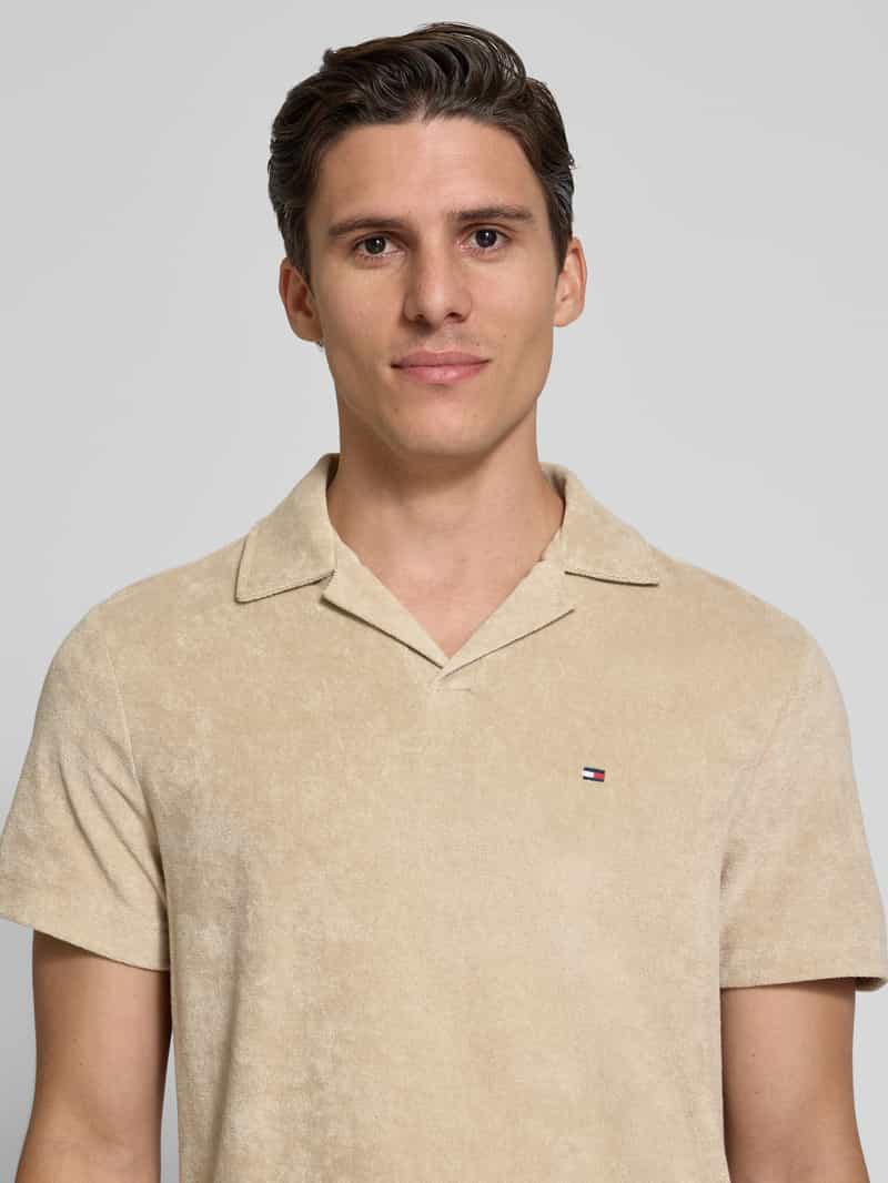 Tommy Hilfiger Regular fit poloshirt van katoenmix