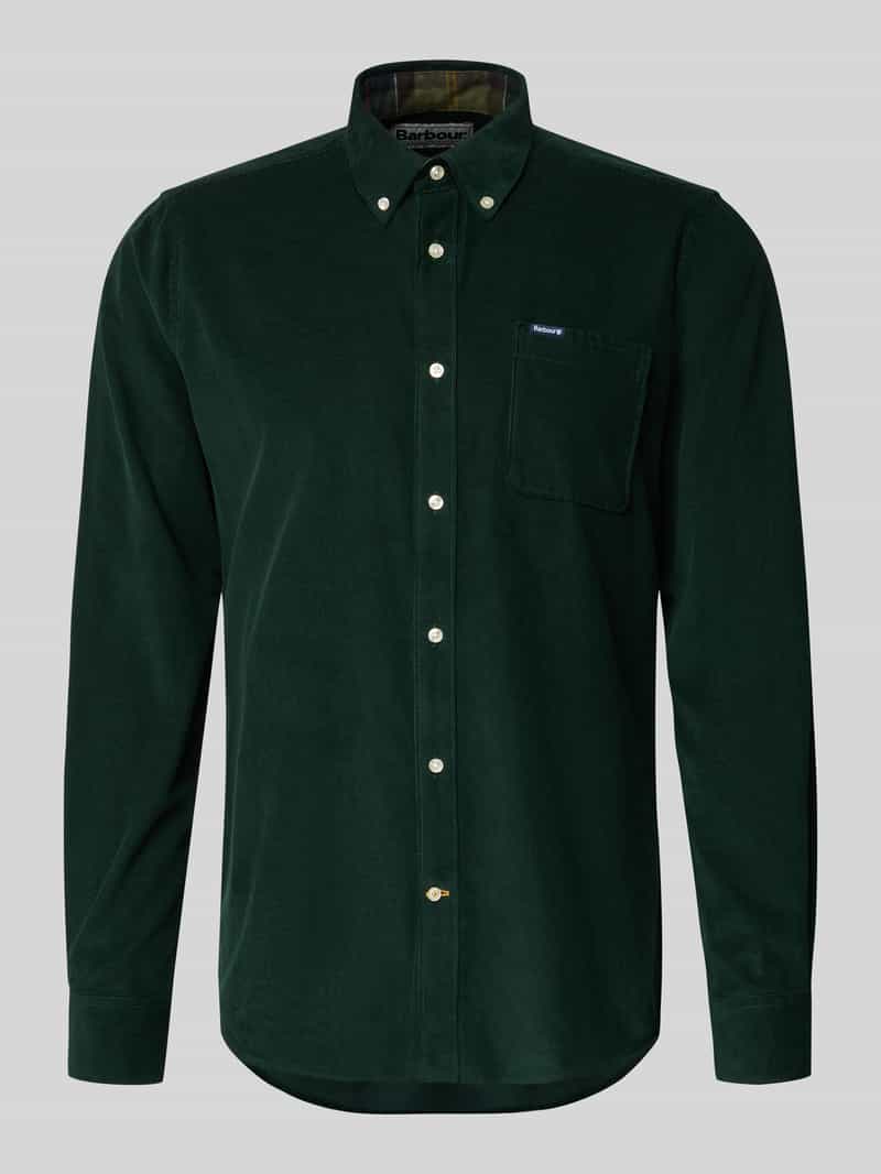 Barbour Tailored fit vrijetijdsoverhemd van puur katoen