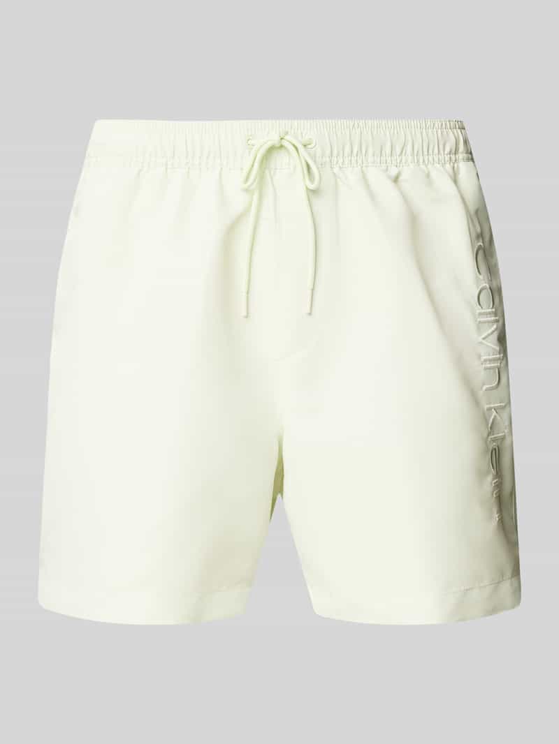 Calvin Klein Underwear Zwembroek met labelstitching