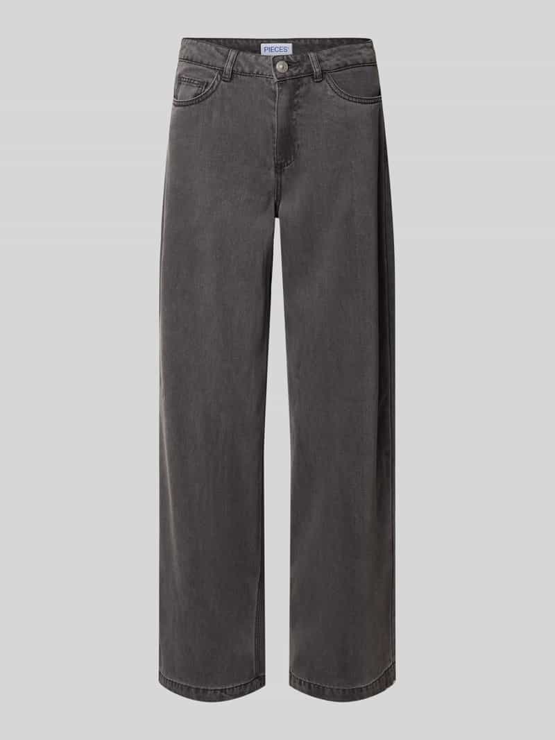 Wide leg jeans van lyocellmix model 'SMIDI'