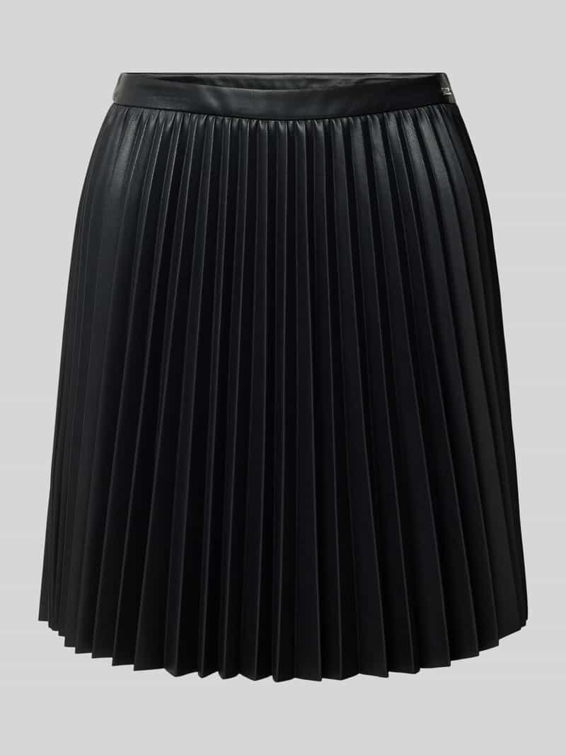 Armani Exchange Minirok met stolpplooien