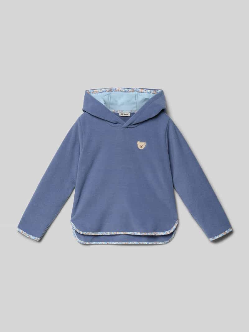 Steiff Hoodie met labelstitching