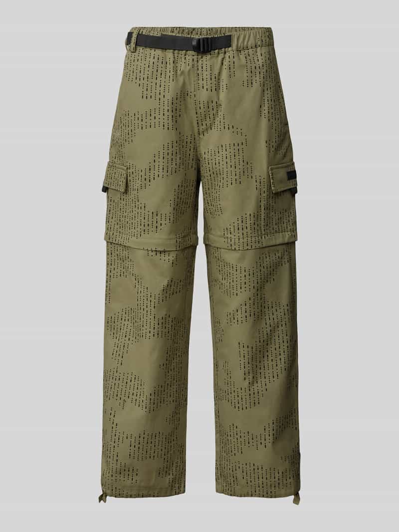 Cargobroek met labeldetail, model 'Camp'
