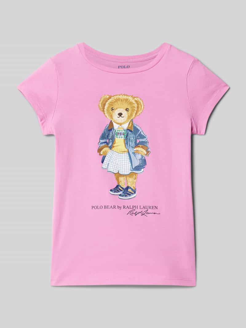 Polo Ralph Lauren Teens T-shirt met motief- en labelprint