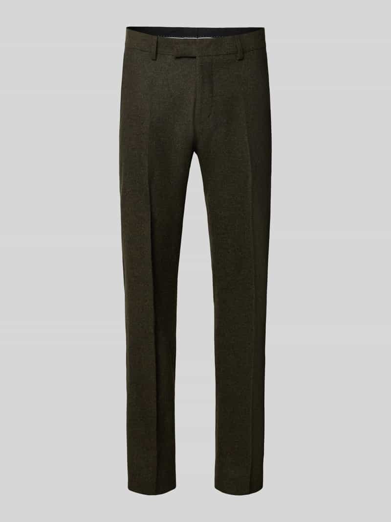 Tiger Of Sweden slim fit broek van wolmix met katoenmodel 'Tenuta'