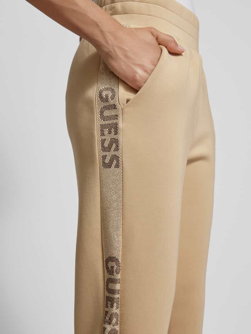 Guess Slim fit sweatpants met labelprints
