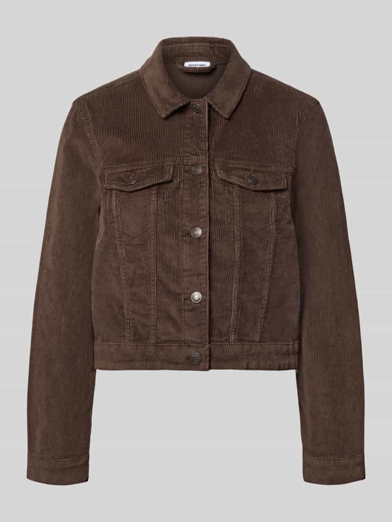NOISY MAY Jack van corduroy met borstzakken model 'DEBRA'