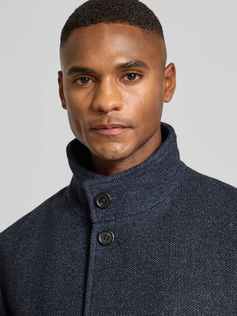 Selected Homme Regular fit lange wollen jas met gewatteerde inzet model 'RAINAR'