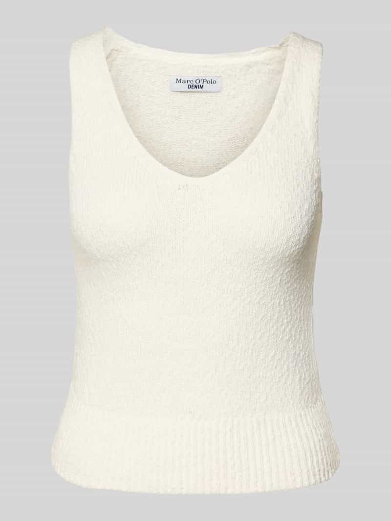 Marc O'Polo DENIM Tanktop in gebreide look