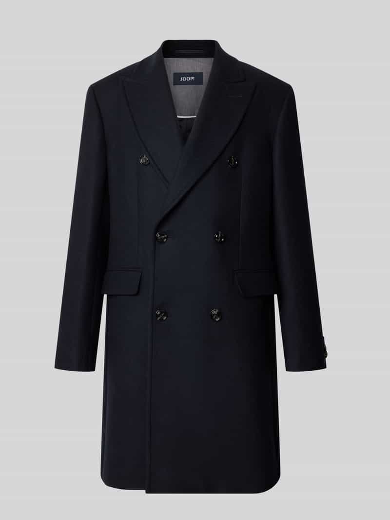 JOOP! COLLECTION Regular fit lange jas van wolmix
