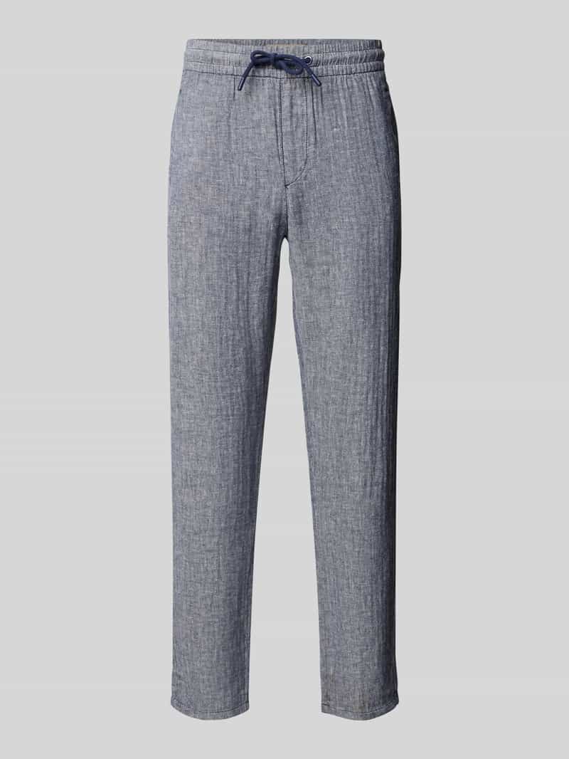 Blend Regular fit stoffen broek met tunnelkoord model 'MORGAN'