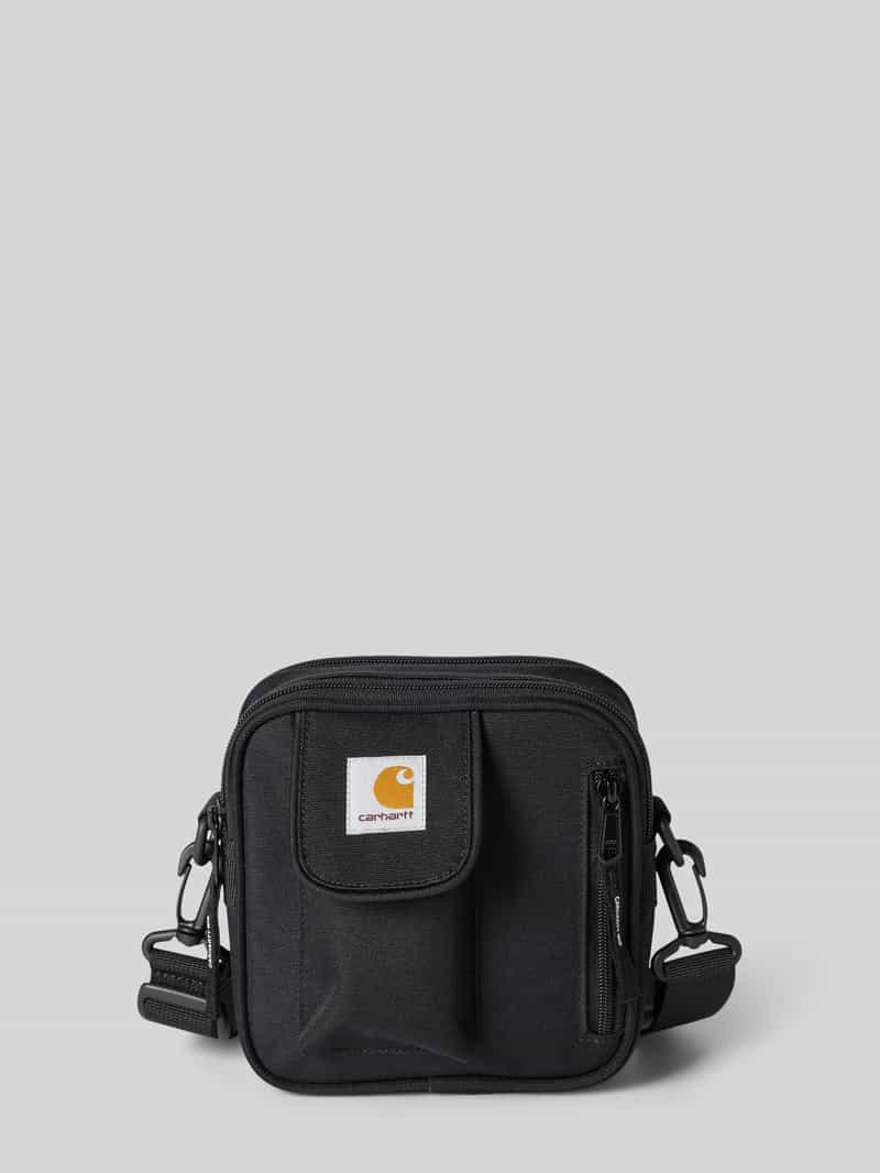 Schoudertas met labelpatch
