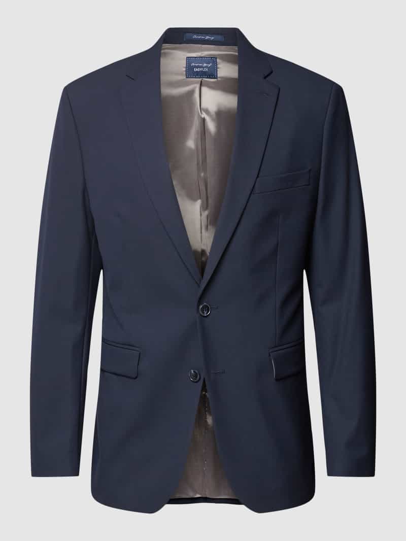 comfort fit 2-knoops colbert met reverskraag