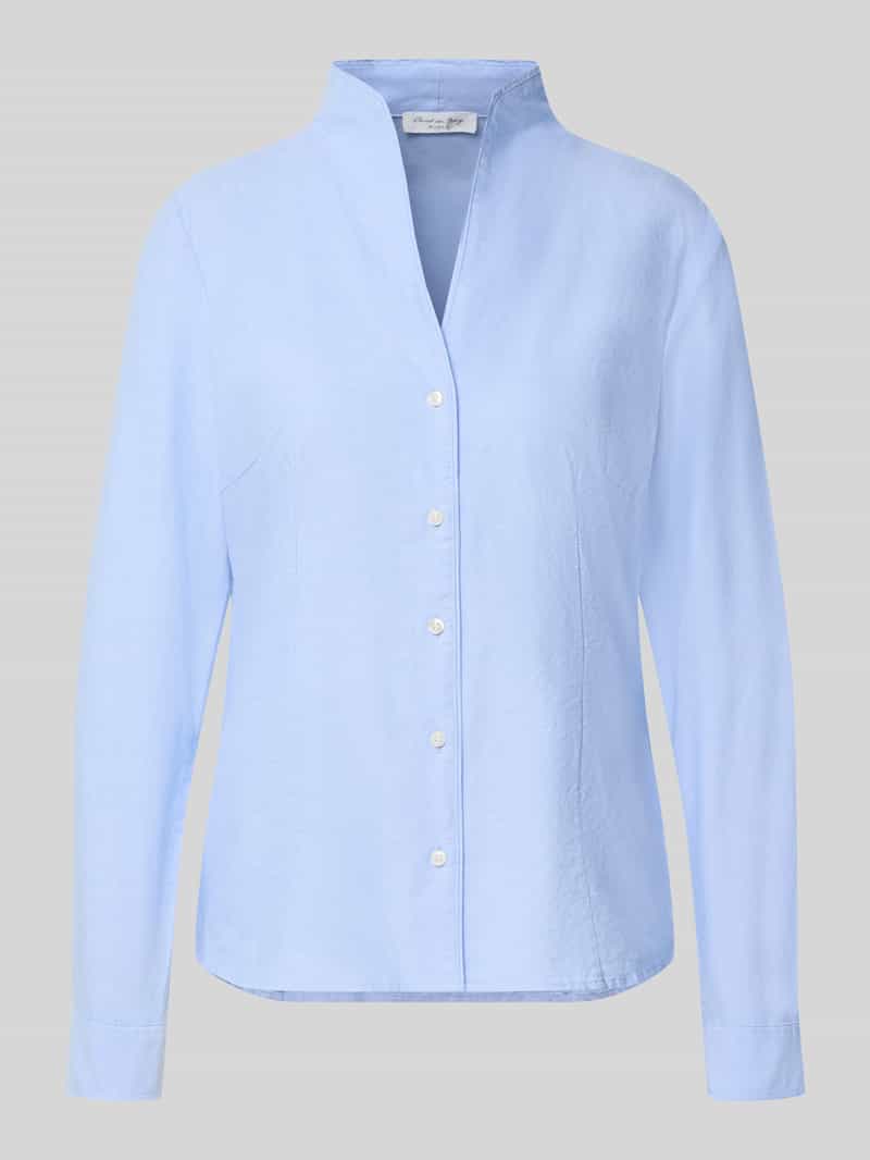 Christian Berg Woman Regular fit overhemdblouse van puur katoen