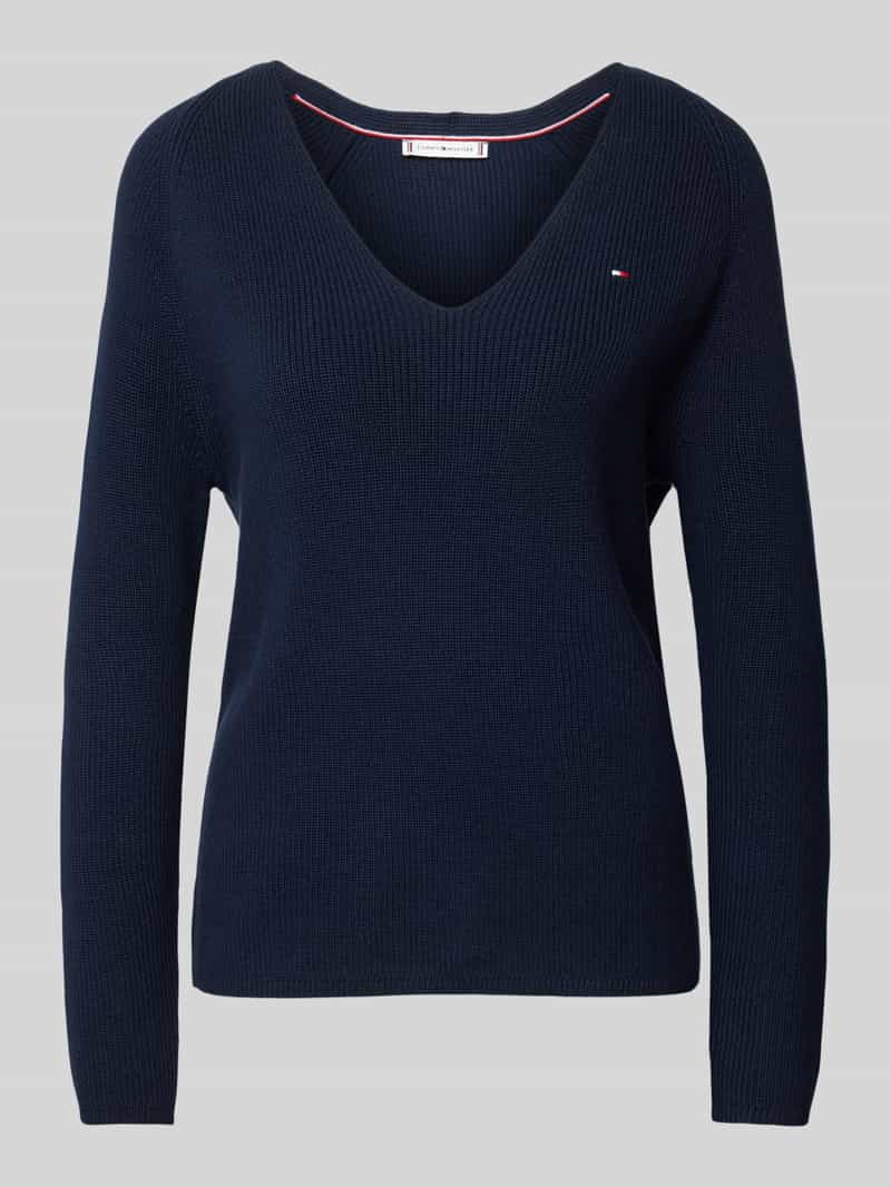 Tommy Hilfiger Gebreide pullover met logostitching