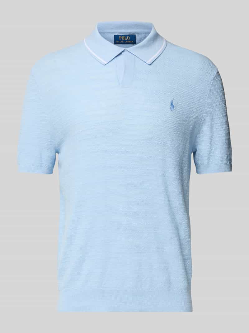 Polo Ralph Lauren Poloshirt met labelstitching model 'JOHNNY'