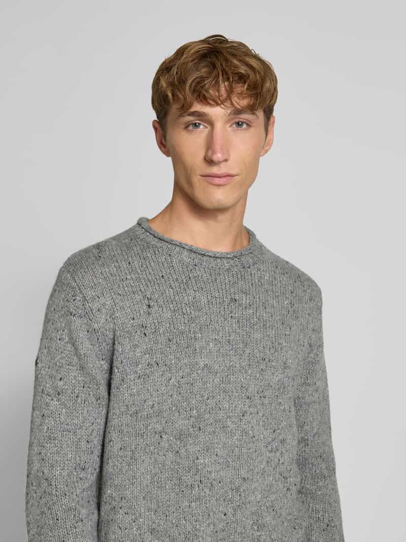 Superdry Gebreide pullover met ronde hals model 'Donegal Jumper'