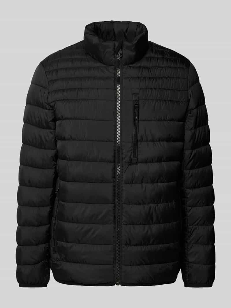 Tom Tailor Regular fit gewatteerd jack met waterafstotende functie