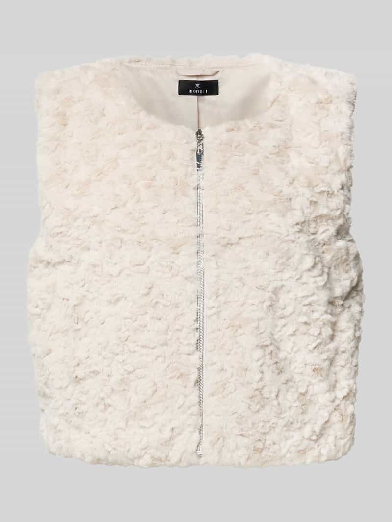 monari Gilet van teddybont met ritssluiting