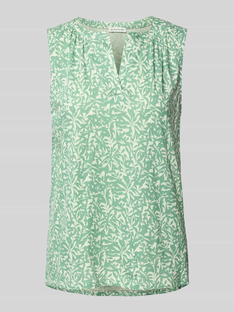 Tom Tailor Regular fit tanktop van een mix van katoen en modal