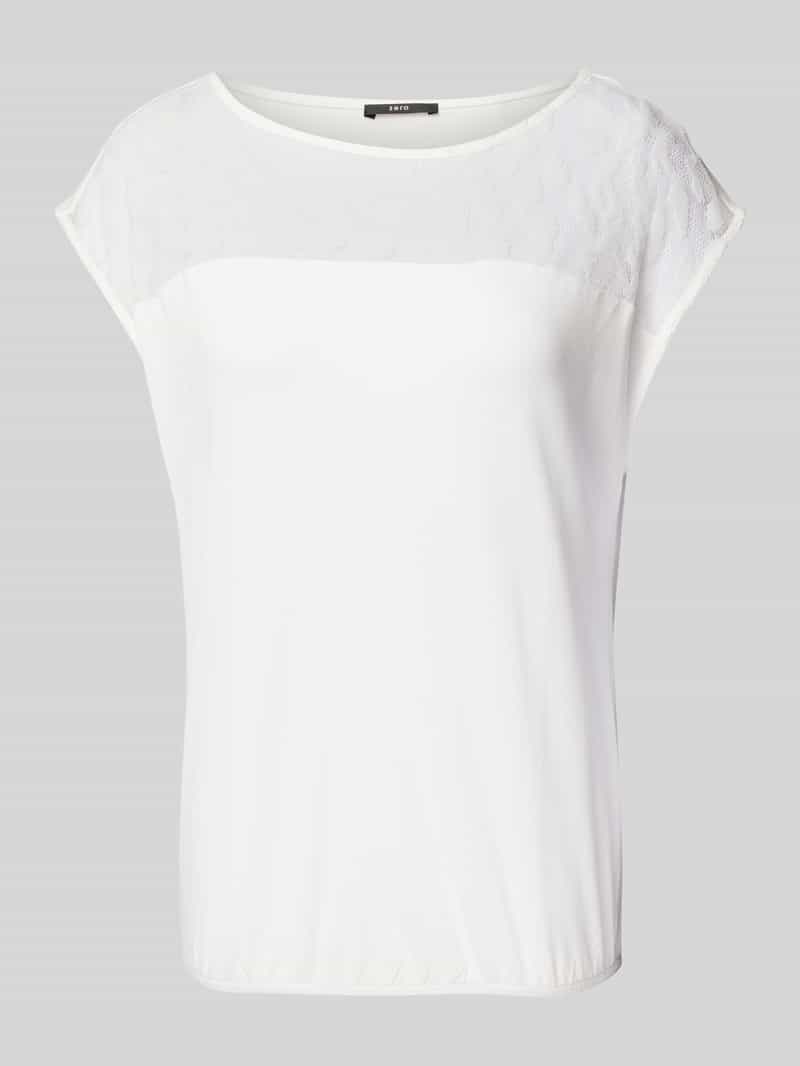 Zero T-shirt met kant