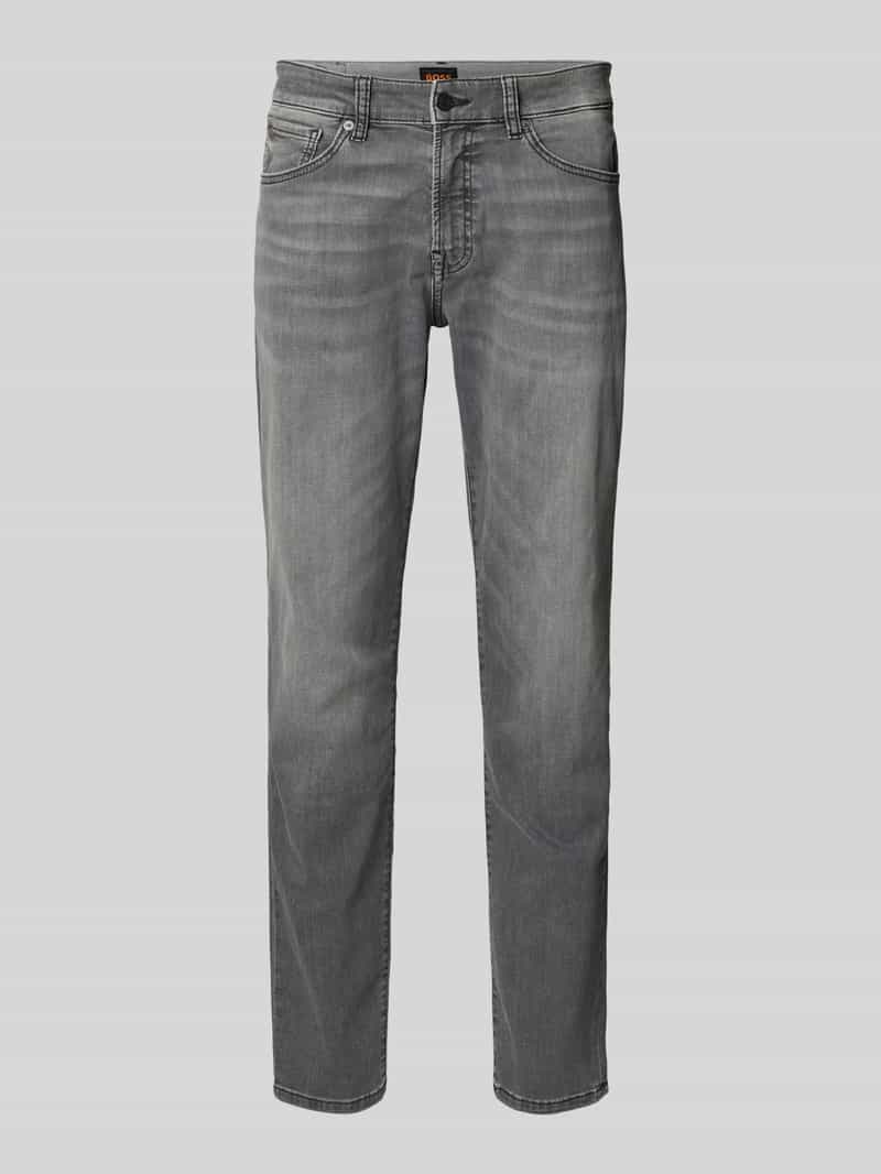 Boss Orange Stretch jeans RE.MAINE BO met merklabel op de tailleband